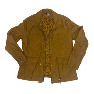 H&M Brown Army Jacket | Quilted Pattern on the Inside